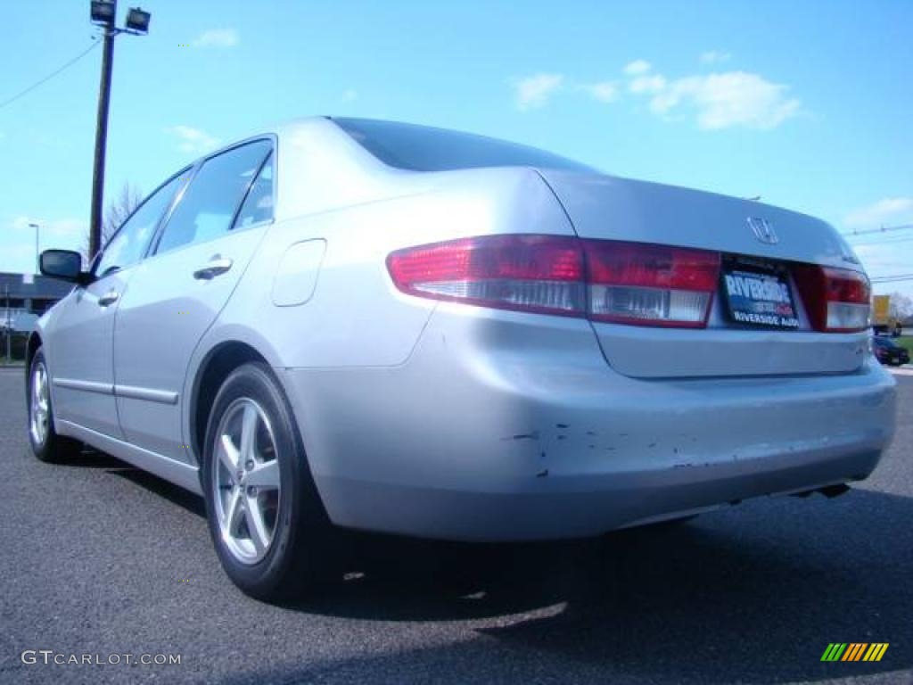 2003 Accord EX Sedan - Satin Silver Metallic / Black photo #4