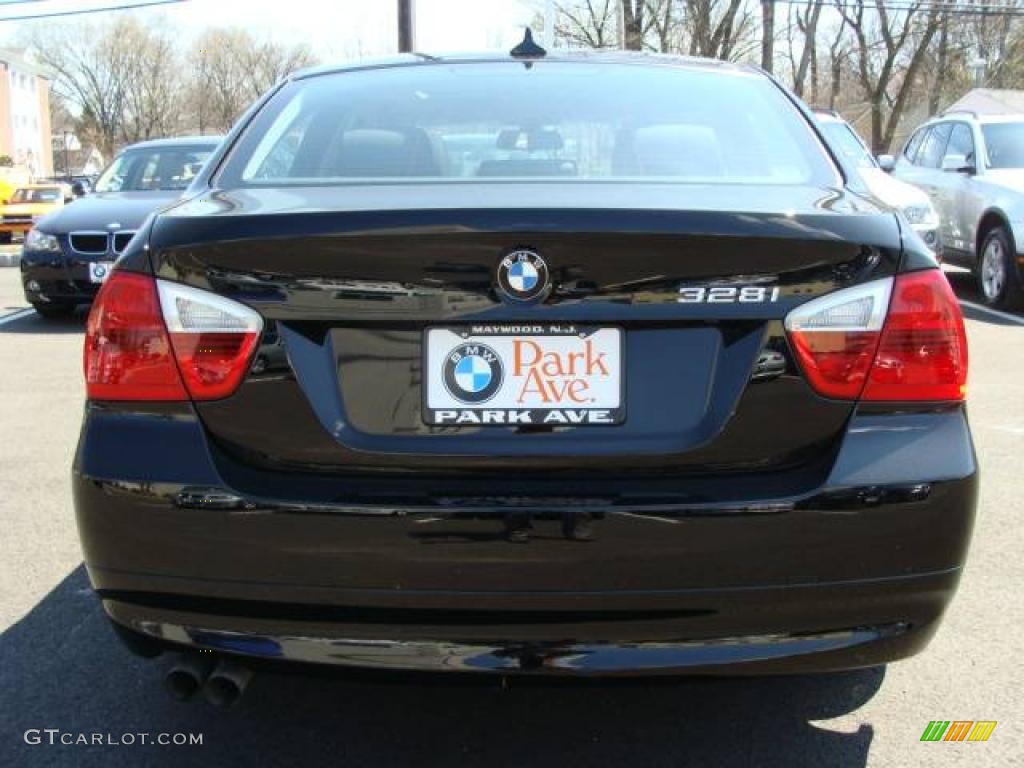 2007 3 Series 328i Sedan - Jet Black / Black photo #6