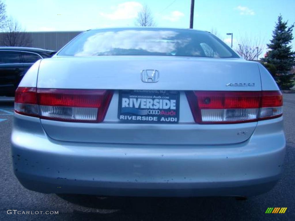 2003 Accord EX Sedan - Satin Silver Metallic / Black photo #5