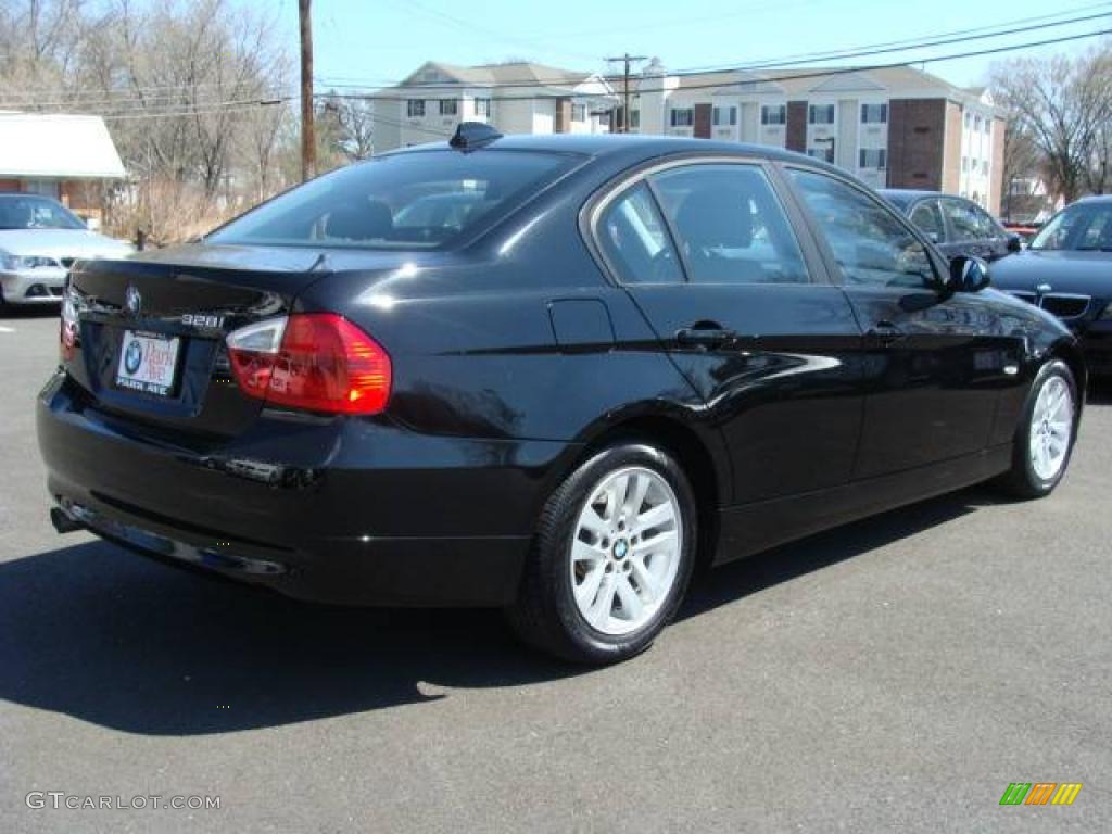 2007 3 Series 328i Sedan - Jet Black / Black photo #7