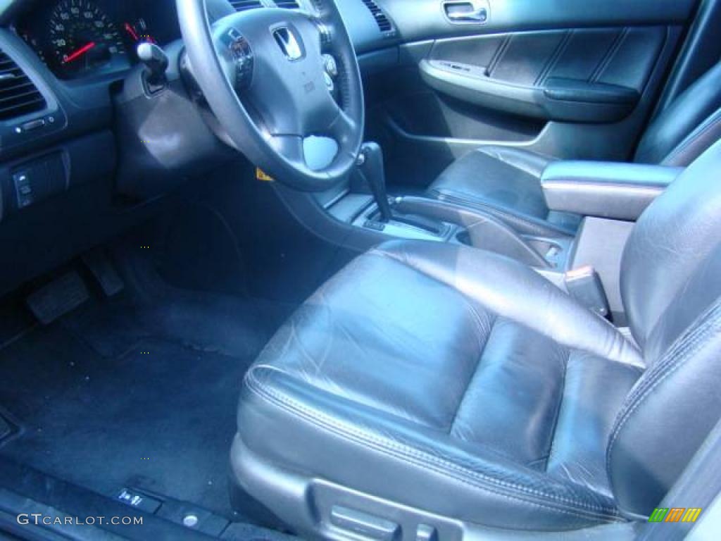 2003 Accord EX Sedan - Satin Silver Metallic / Black photo #7