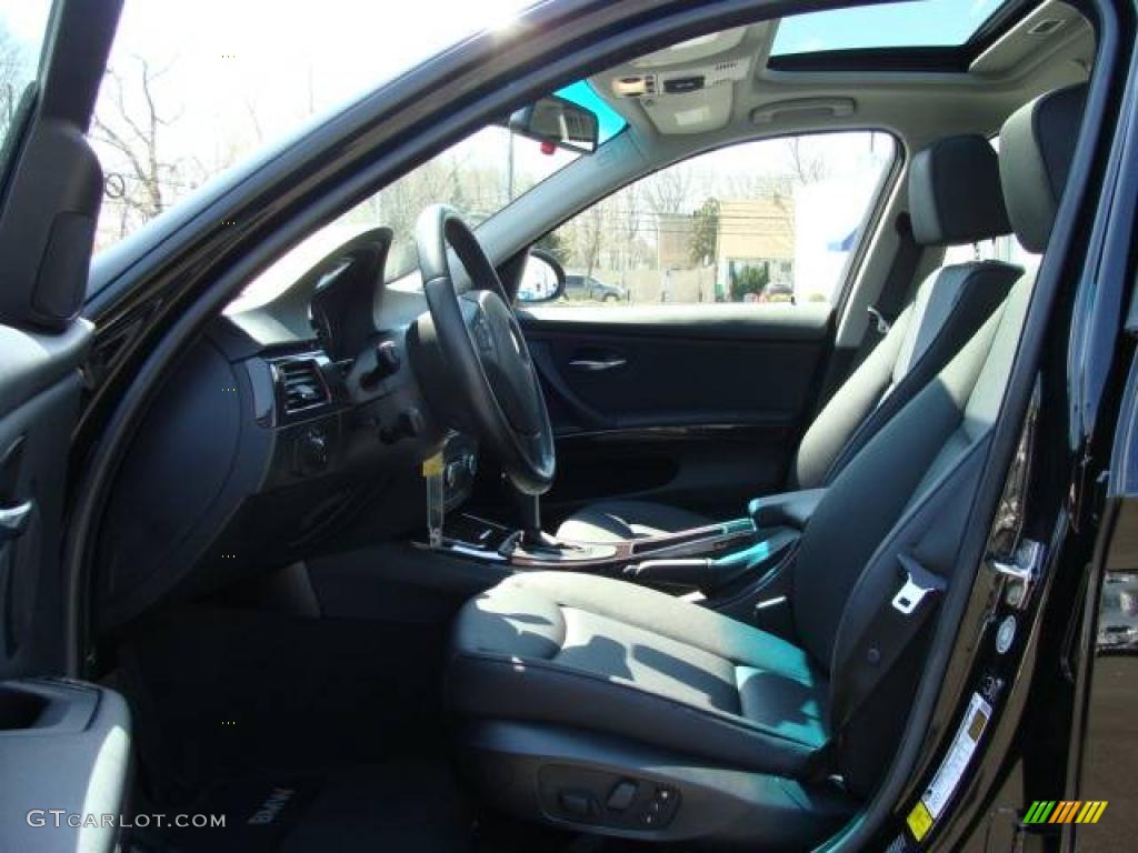 2007 3 Series 328i Sedan - Jet Black / Black photo #10
