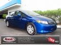 2012 Dyno Blue Pearl Honda Civic LX Sedan  photo #1