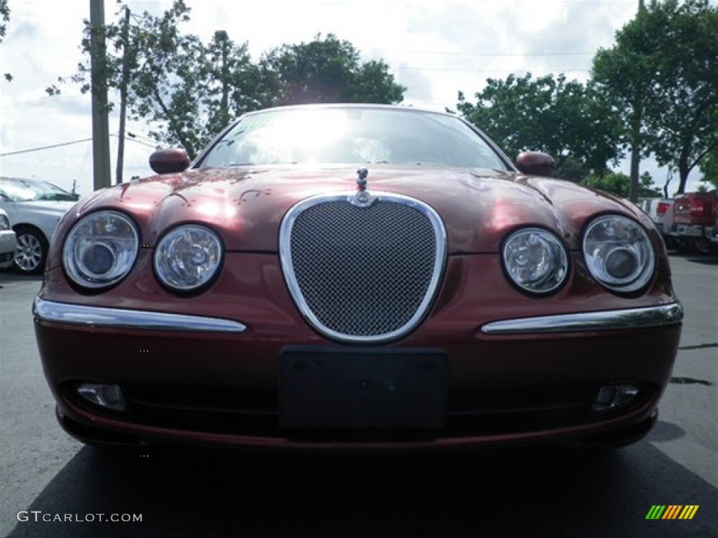 2004 S-Type 3.0 - Radiance Red Metallic / Sand photo #5