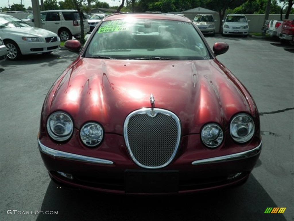2004 S-Type 3.0 - Radiance Red Metallic / Sand photo #7