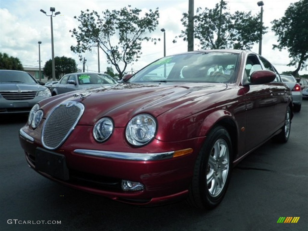 2004 S-Type 3.0 - Radiance Red Metallic / Sand photo #9