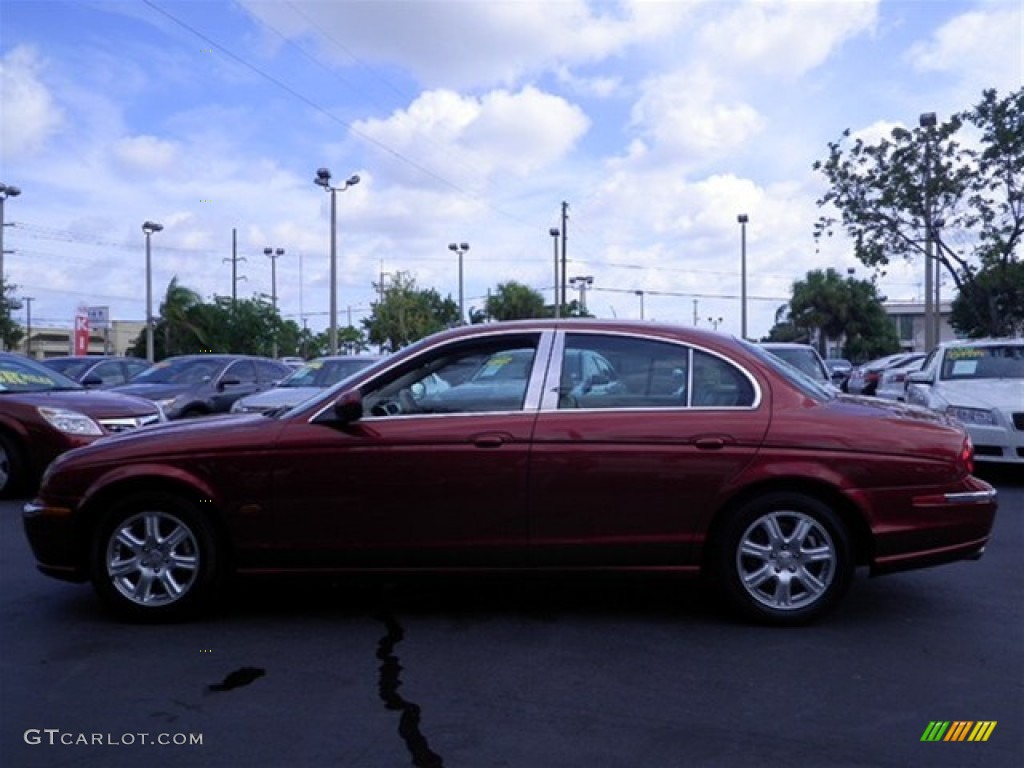 2004 S-Type 3.0 - Radiance Red Metallic / Sand photo #11