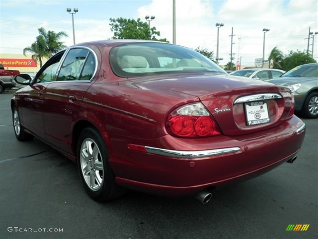 2004 S-Type 3.0 - Radiance Red Metallic / Sand photo #12