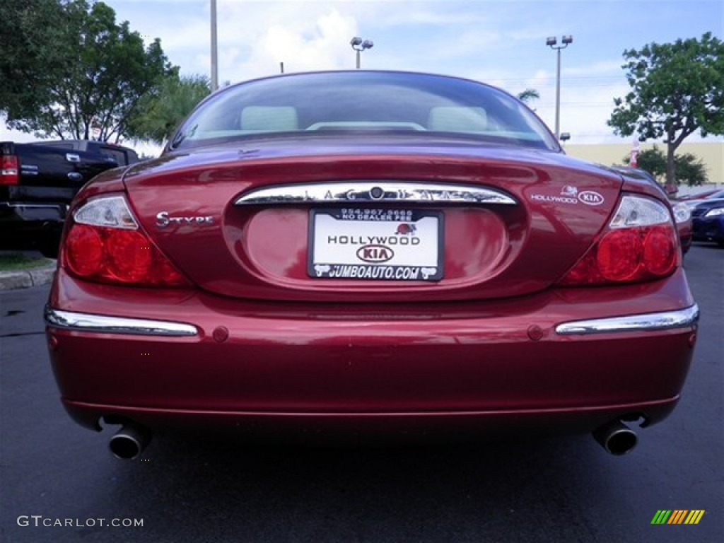 2004 S-Type 3.0 - Radiance Red Metallic / Sand photo #15