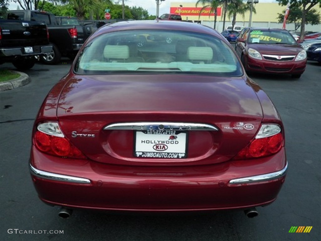 2004 S-Type 3.0 - Radiance Red Metallic / Sand photo #17