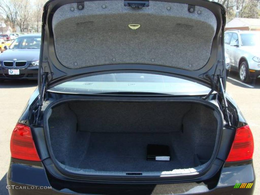 2007 3 Series 328i Sedan - Jet Black / Black photo #18