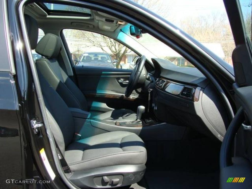 2007 3 Series 328i Sedan - Jet Black / Black photo #22