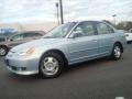 2003 Opal Silver Blue Metallic Honda Civic Hybrid Sedan  photo #2