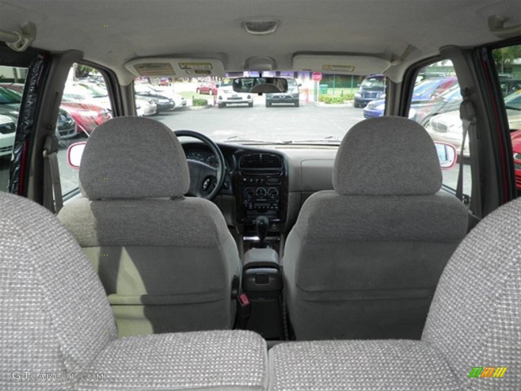 2000 Sportage EX 4x4 - Classic Red / Gray photo #36