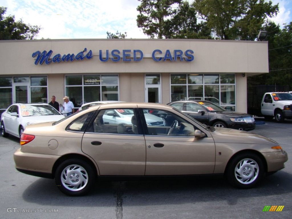 2000 L Series LS Sedan - Medium Gold / Medium Tan photo #1