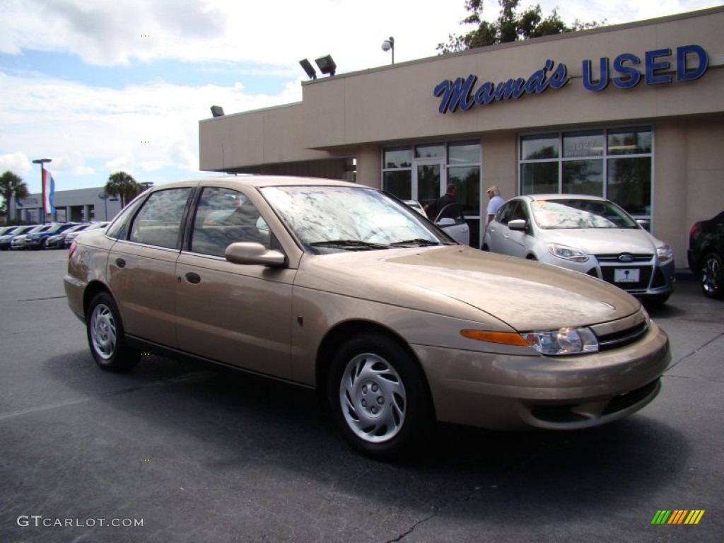 2000 L Series LS Sedan - Medium Gold / Medium Tan photo #2
