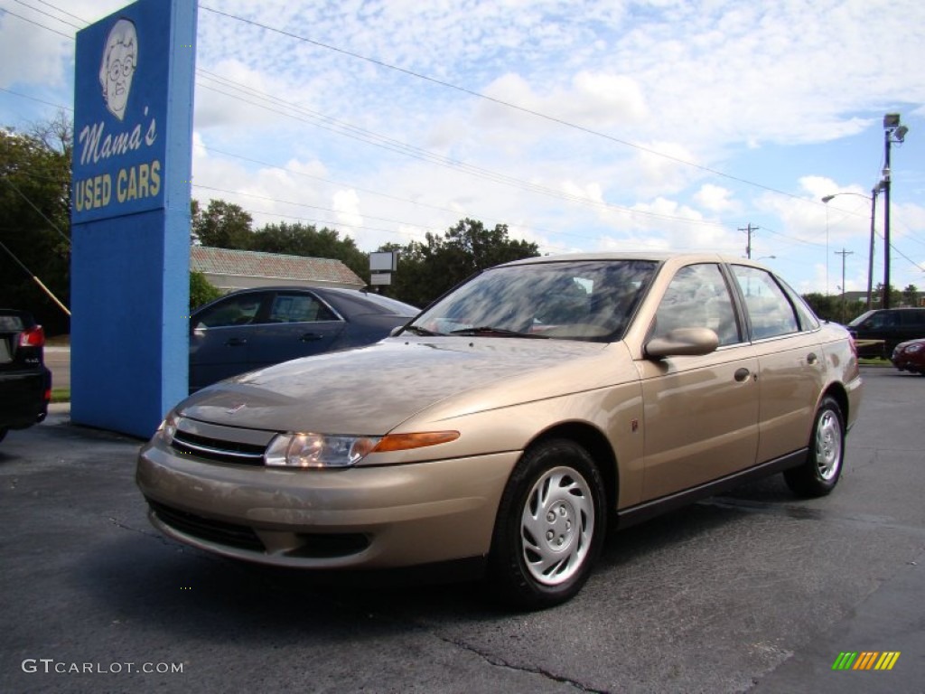 2000 L Series LS Sedan - Medium Gold / Medium Tan photo #4