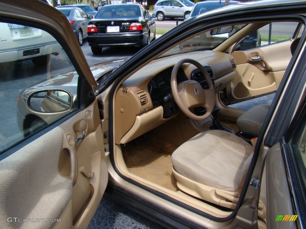 Medium Tan Interior 2000 Saturn L Series LS Sedan Photo #70865434