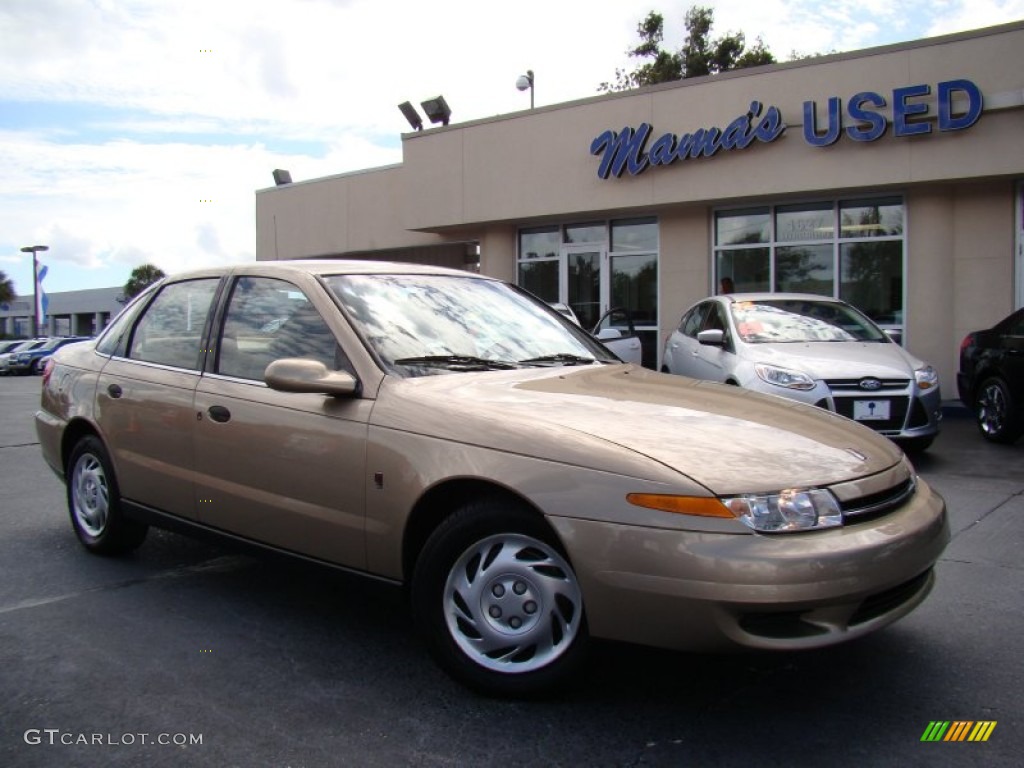 2000 L Series LS Sedan - Medium Gold / Medium Tan photo #24
