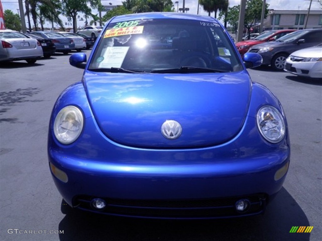 2005 New Beetle GLS Coupe - Blue Lagoon Metallic / Grey photo #5