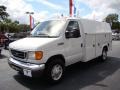 Oxford White - E Series Cutaway E350 Commercial Utility Truck Photo No. 4