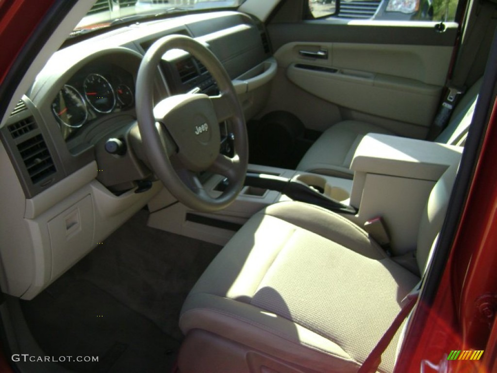 2009 Liberty Sport 4x4 - Sunburst Orange Pearl / Pastel Pebble Beige Mckinley Leather photo #10
