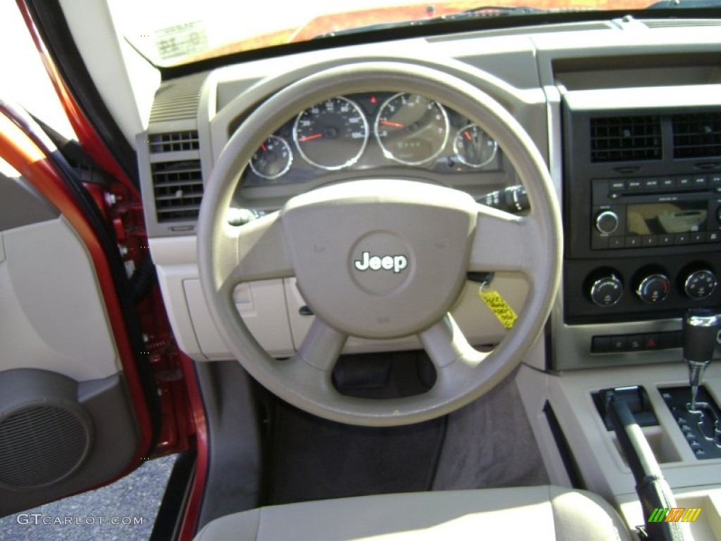 2009 Liberty Sport 4x4 - Sunburst Orange Pearl / Pastel Pebble Beige Mckinley Leather photo #13
