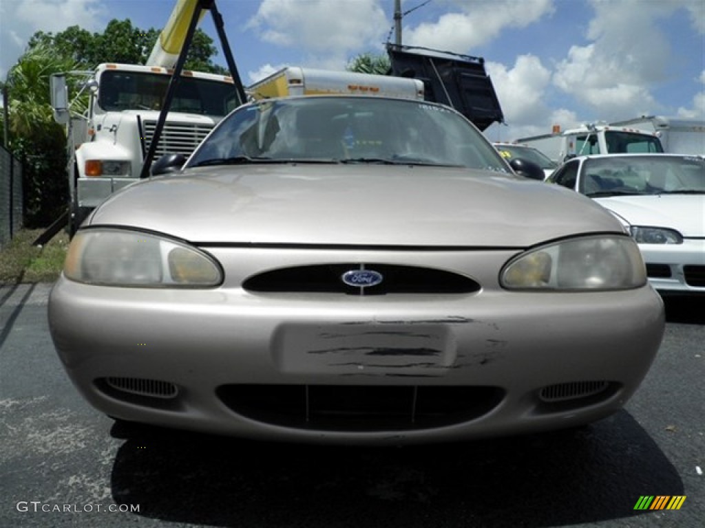 1999 Escort SE Sedan - Mocha Frost Metallic / Medium Prairie Tan photo #3