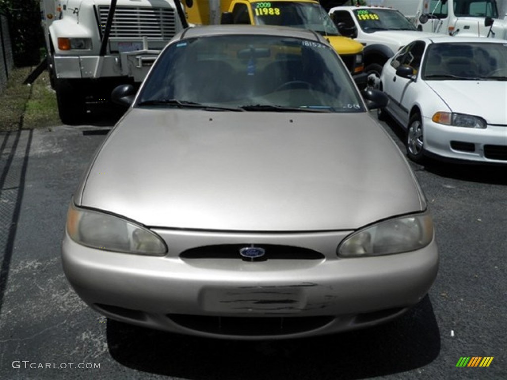 1999 Escort SE Sedan - Mocha Frost Metallic / Medium Prairie Tan photo #4