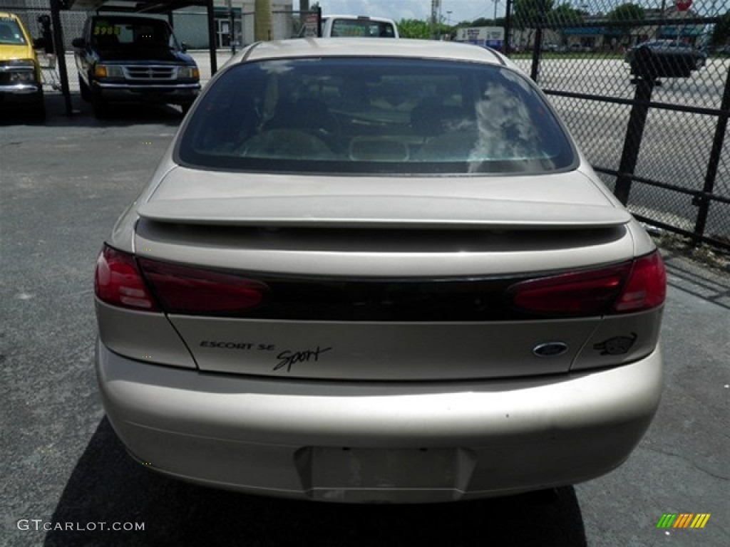 1999 Escort SE Sedan - Mocha Frost Metallic / Medium Prairie Tan photo #12