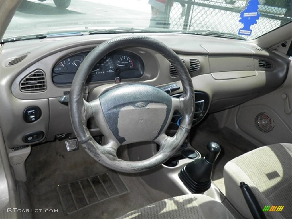 1999 Escort SE Sedan - Mocha Frost Metallic / Medium Prairie Tan photo #23