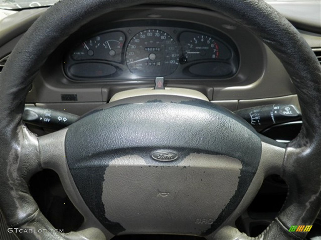 1999 Escort SE Sedan - Mocha Frost Metallic / Medium Prairie Tan photo #25