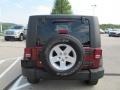 2008 Red Rock Crystal Pearl Jeep Wrangler X 4x4  photo #9