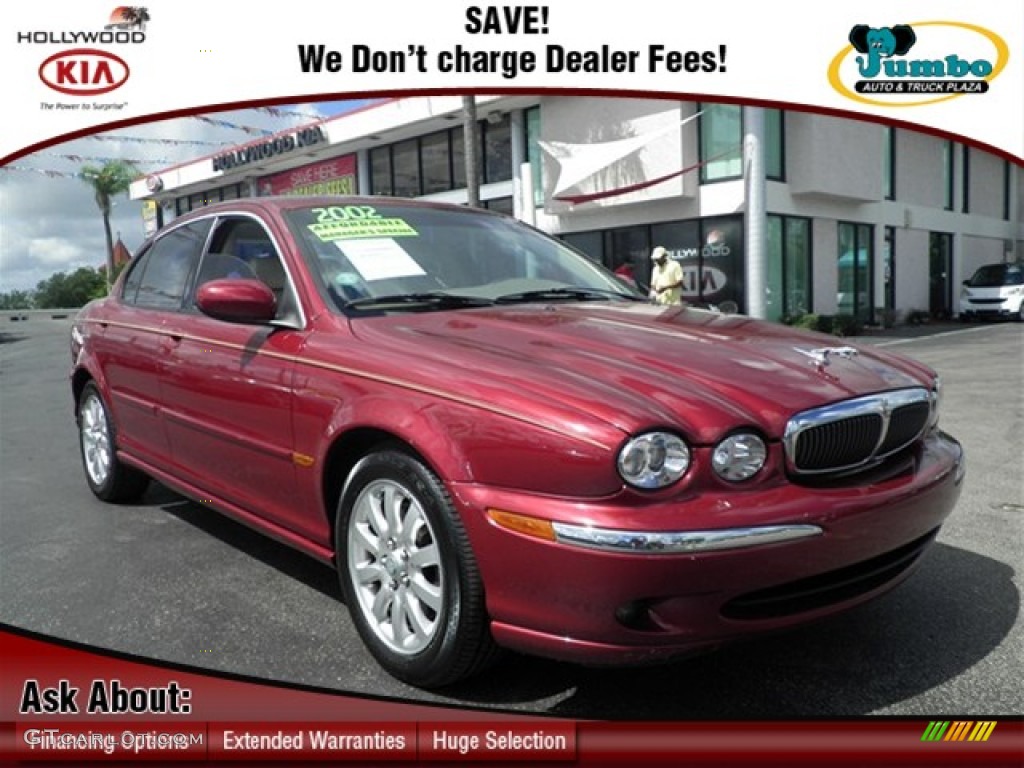 Carnival Red Metallic Jaguar X-Type