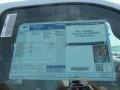 2012 Ford F550 Super Duty XL Crew Cab 4x4 Chassis Window Sticker