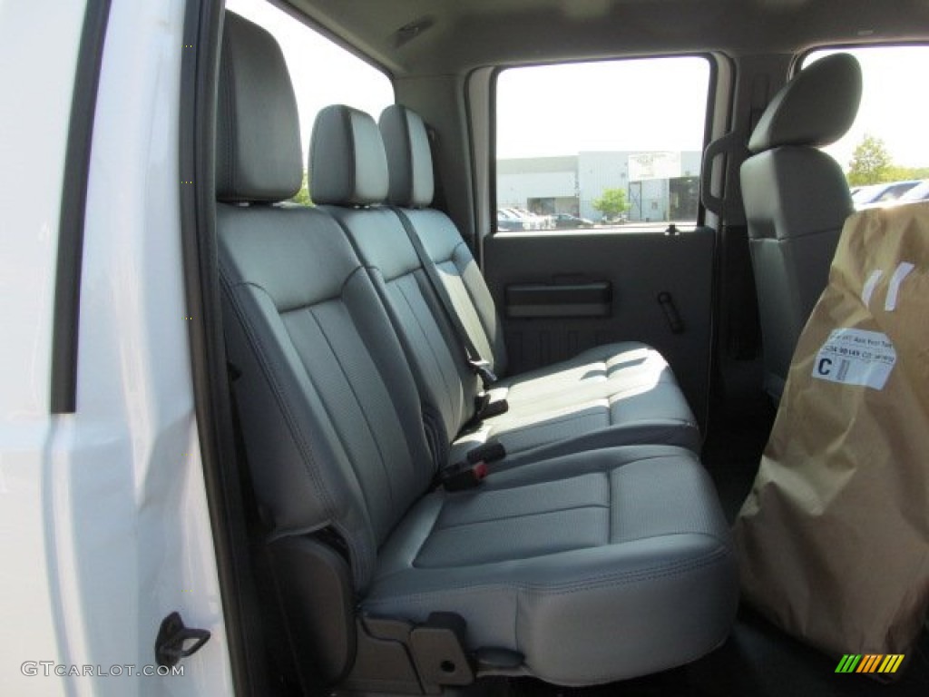Steel Interior 2012 Ford F550 Super Duty XL Crew Cab 4x4 Chassis Photo #70867360
