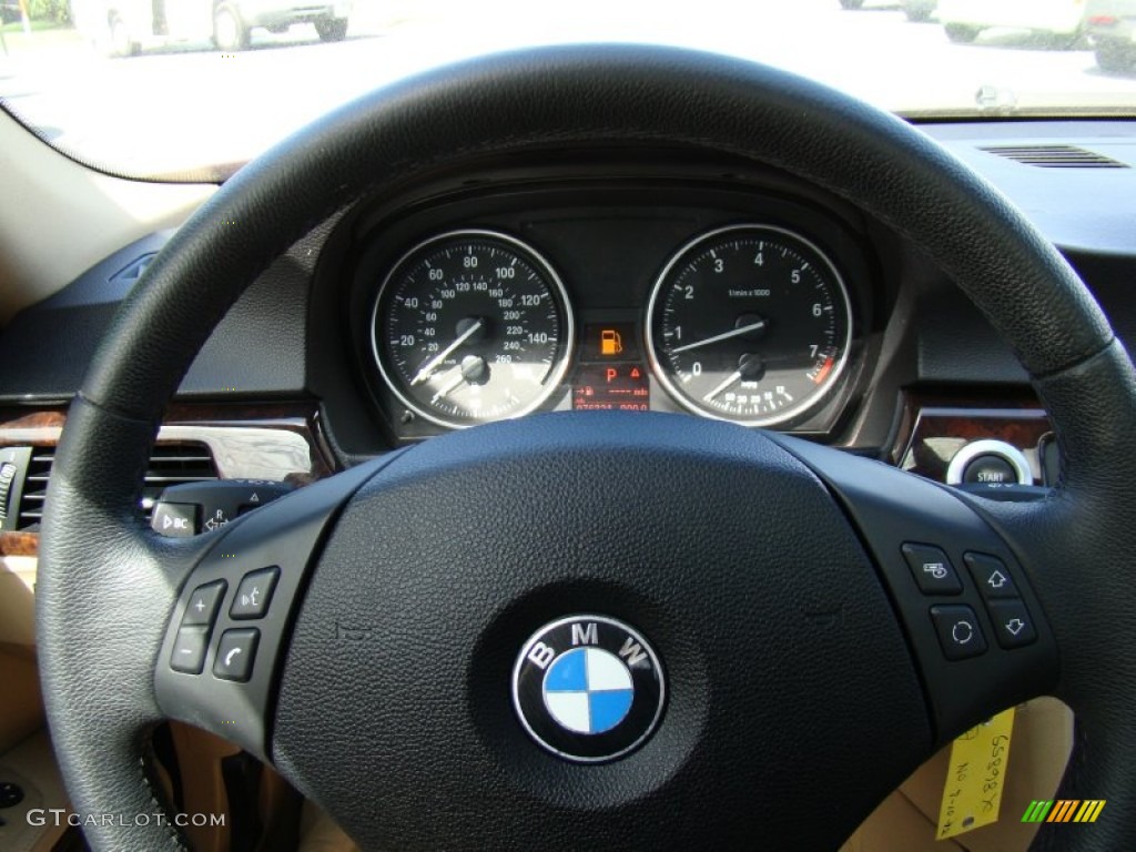 2008 3 Series 328i Sedan - Barbera Red Metallic / Beige photo #19