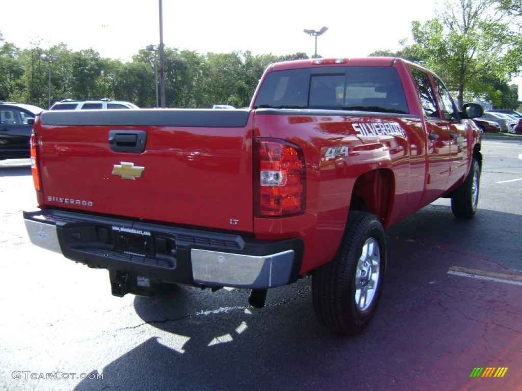 2012 Silverado 2500HD LT Crew Cab 4x4 - Victory Red / Ebony photo #4