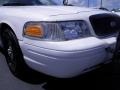 2003 Vibrant White Ford Crown Victoria Police Interceptor  photo #2