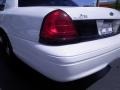 2003 Vibrant White Ford Crown Victoria Police Interceptor  photo #10