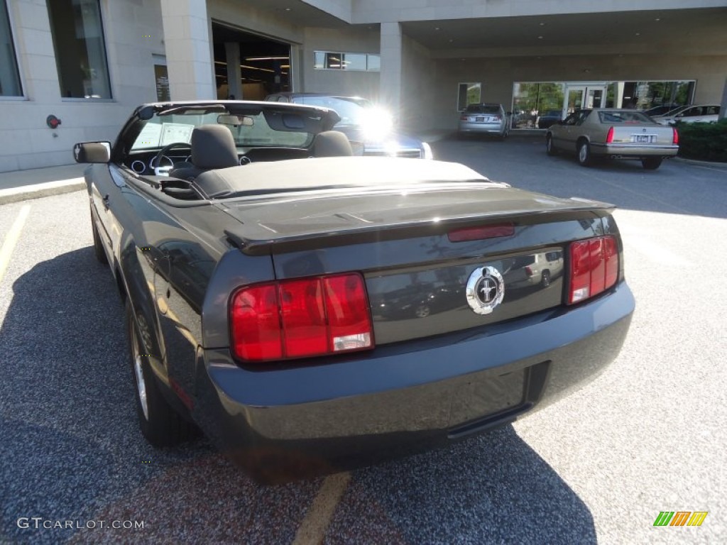 2008 Mustang V6 Deluxe Convertible - Alloy Metallic / Dark Charcoal photo #7