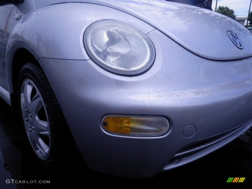 2001 New Beetle GL Coupe - Silver Arrow Metallic / Light Grey photo #2
