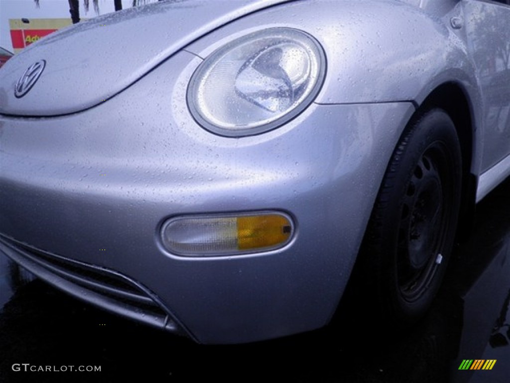 2001 New Beetle GL Coupe - Silver Arrow Metallic / Light Grey photo #10