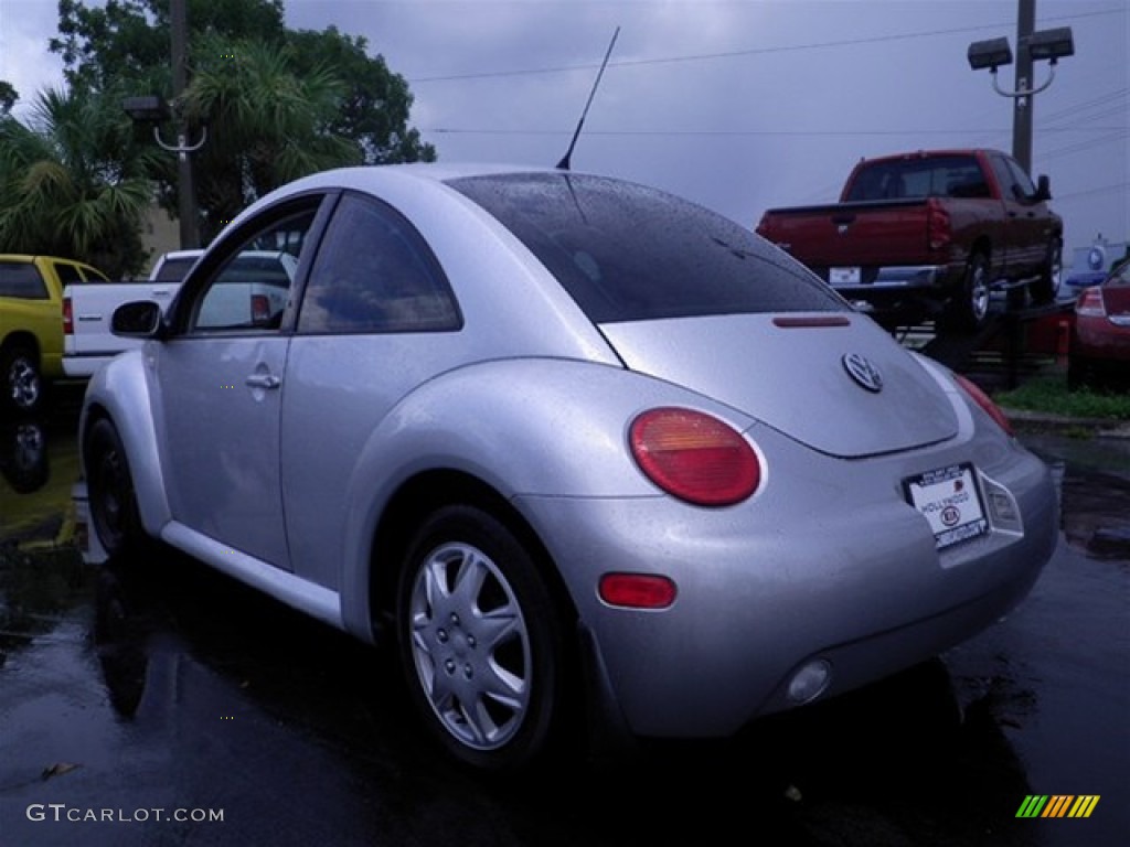 2001 New Beetle GL Coupe - Silver Arrow Metallic / Light Grey photo #13