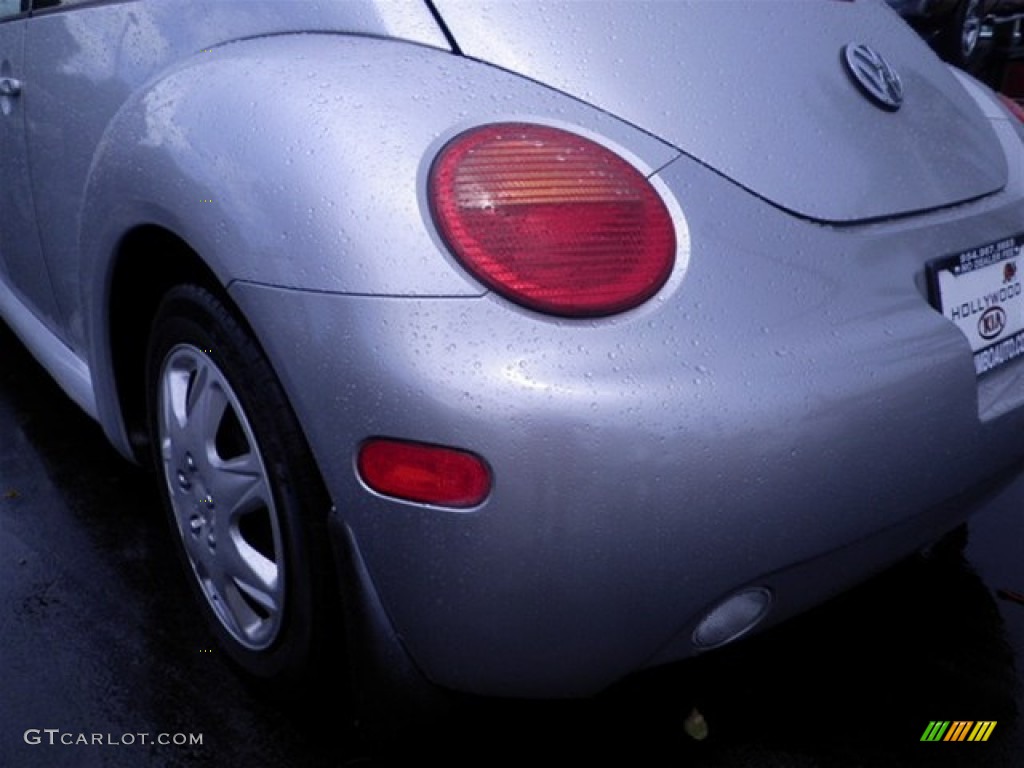 2001 New Beetle GL Coupe - Silver Arrow Metallic / Light Grey photo #14
