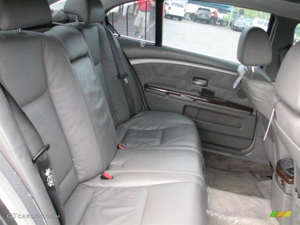 Basalt Grey/Flannel Grey Interior 2003 BMW 7 Series 745Li Sedan Photo #70870849