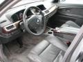 Basalt Grey/Flannel Grey 2003 BMW 7 Series 745Li Sedan Interior Color