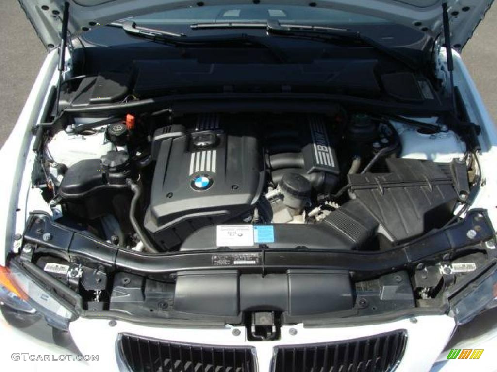 2007 3 Series 328xi Sedan - Alpine White / Black photo #25