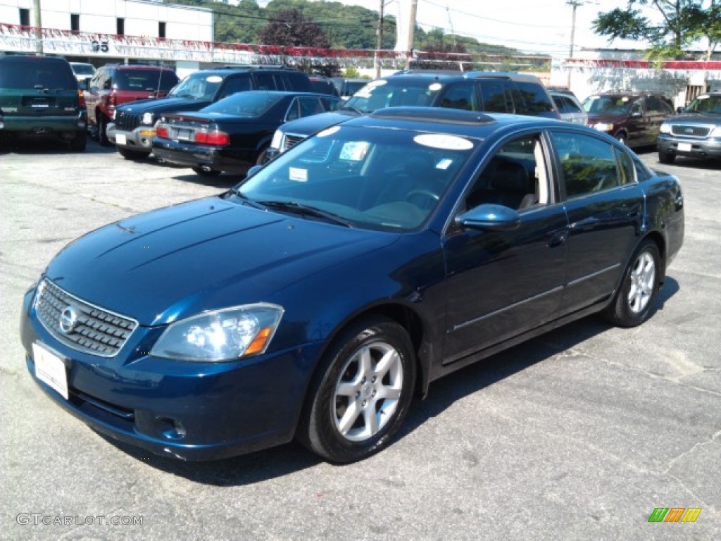 2005 Altima 3.5 SE - Majestic Blue Metallic / Charcoal photo #1