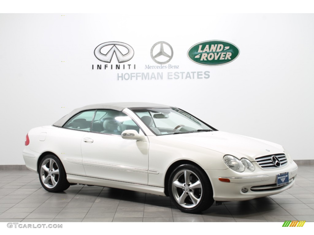 Alabaster White Mercedes-Benz CLK